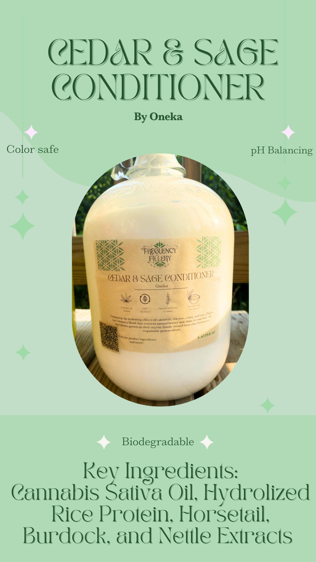 Cedar and Sage Conditioner – Frequency Fillery