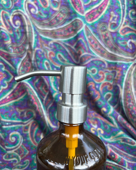 14 oz Amber Glass Bottle