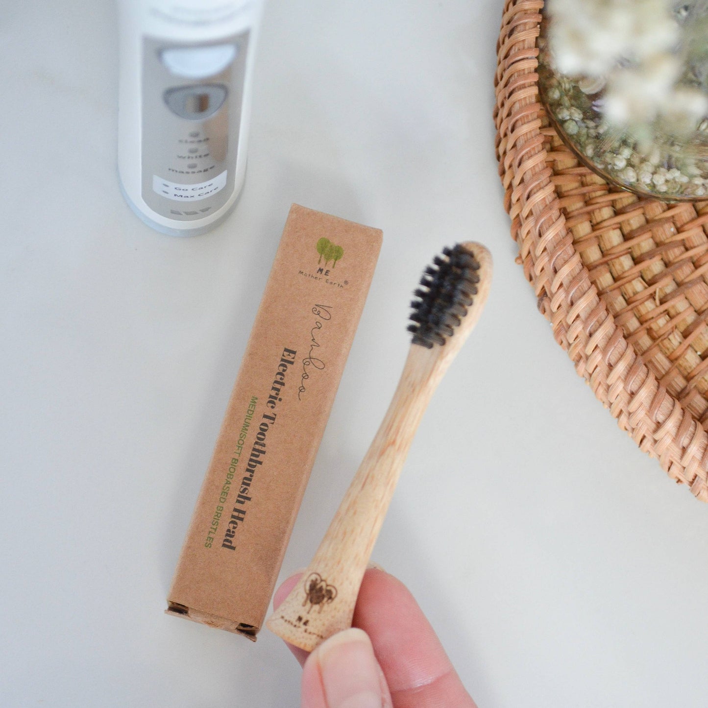 Bamboo Electric Toothbrush Head